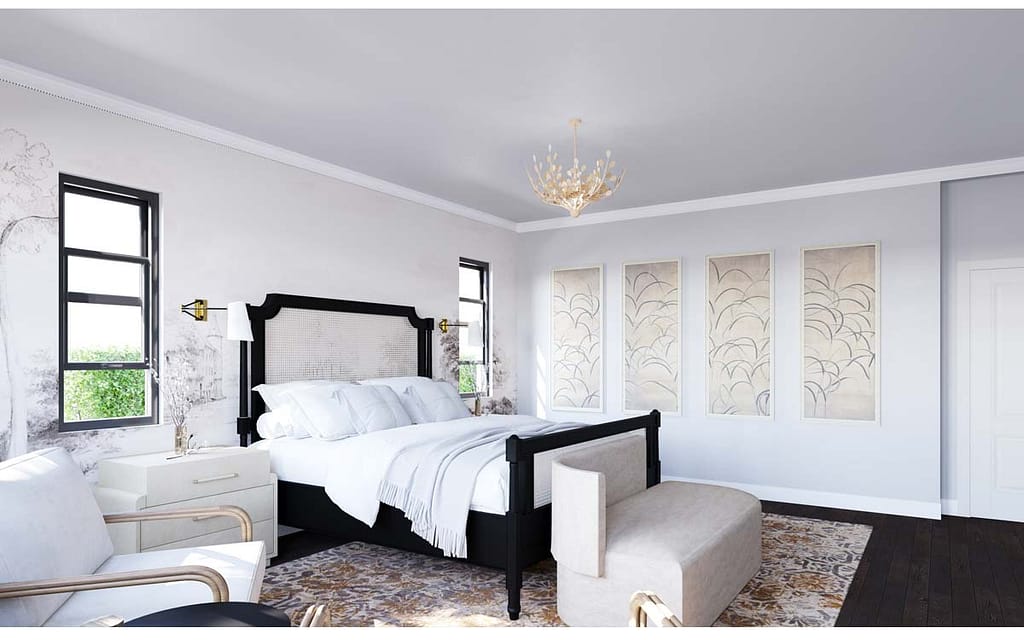 rendering camera da letto