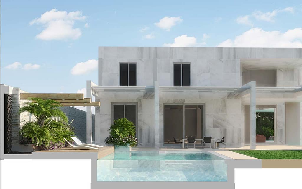 sezione render piscine