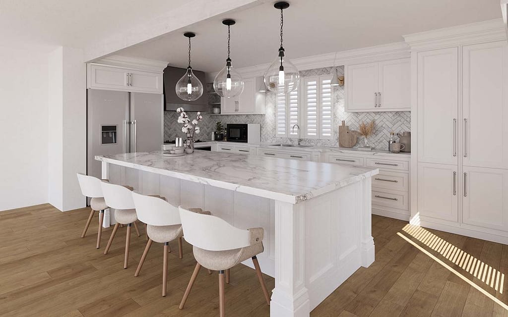 vista cucina progetto