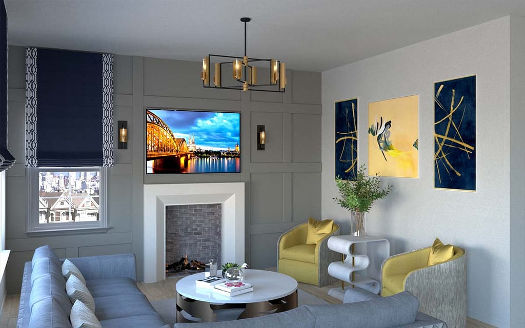 rendering fotografico interno