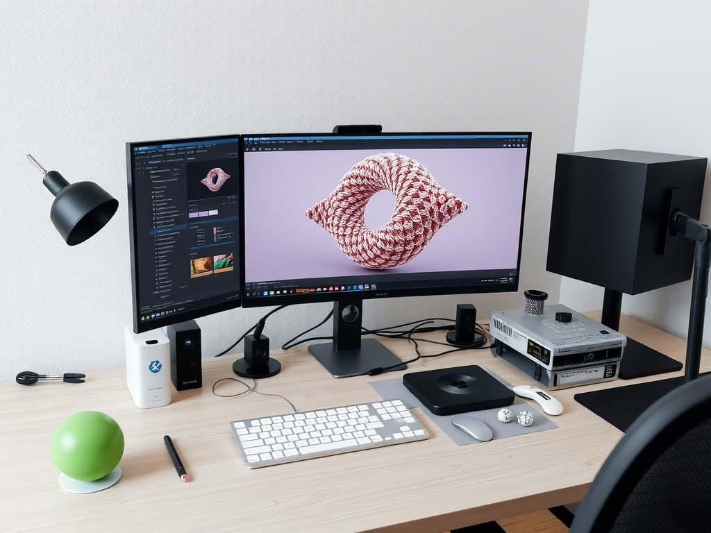 rendering scrivania